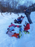 Premières classes de neige